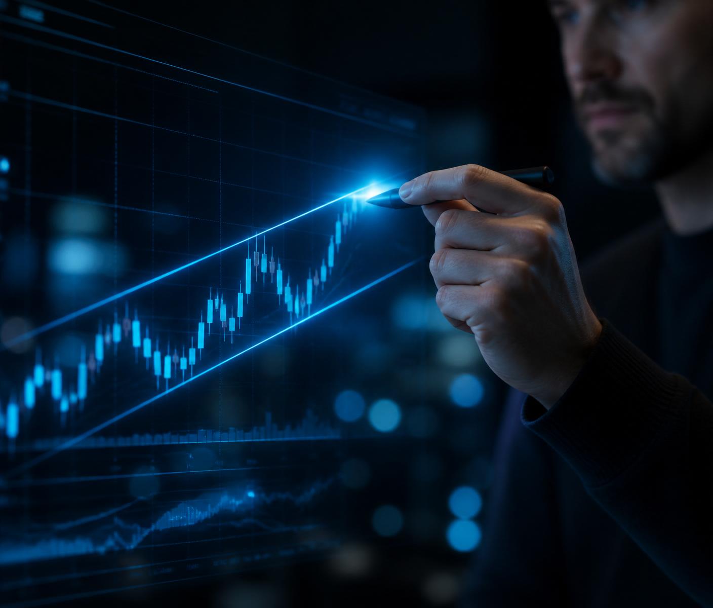 Trader desenhando o CA